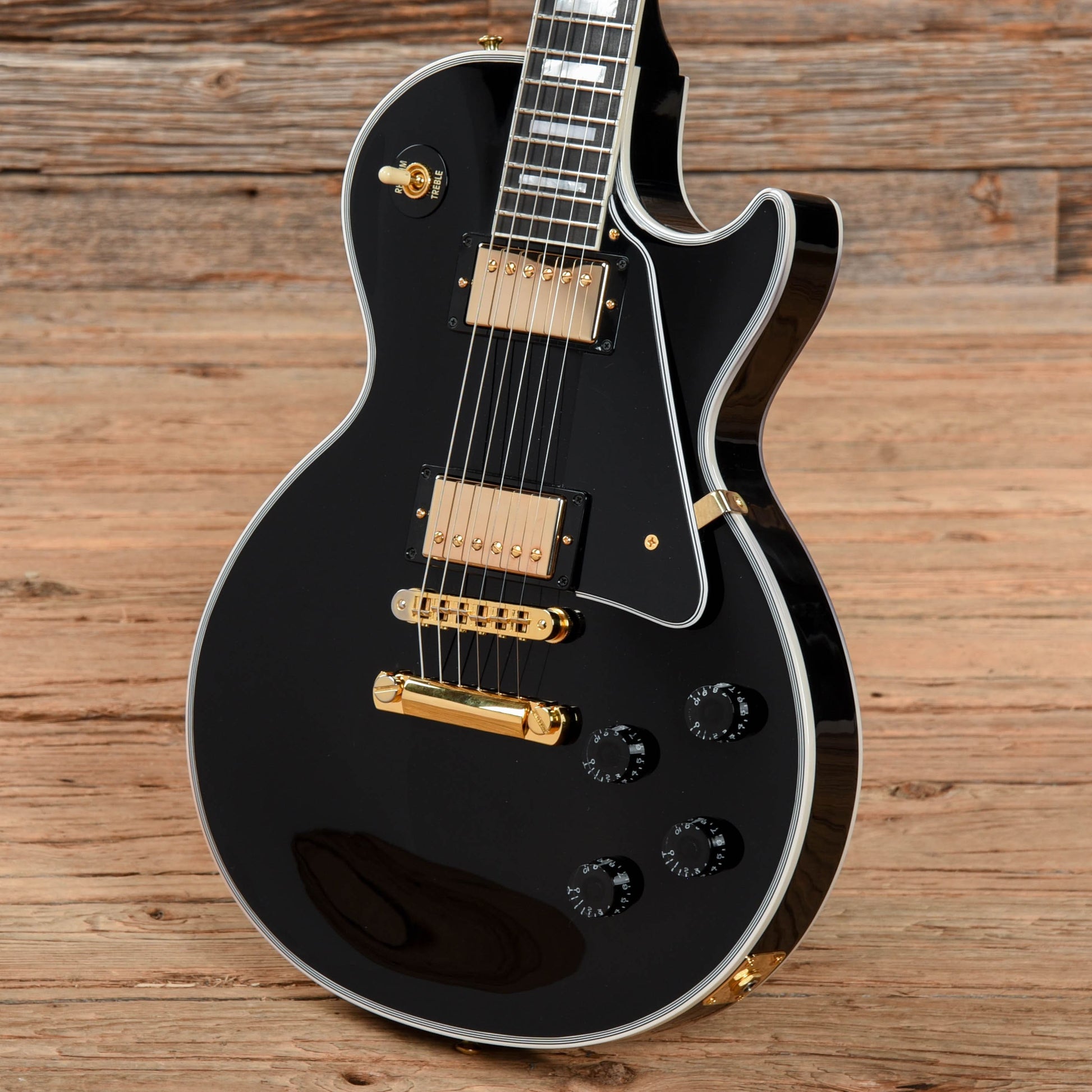 Gibson Custom Les Paul Custom Ebony 2020 Electric Guitars / Solid Body