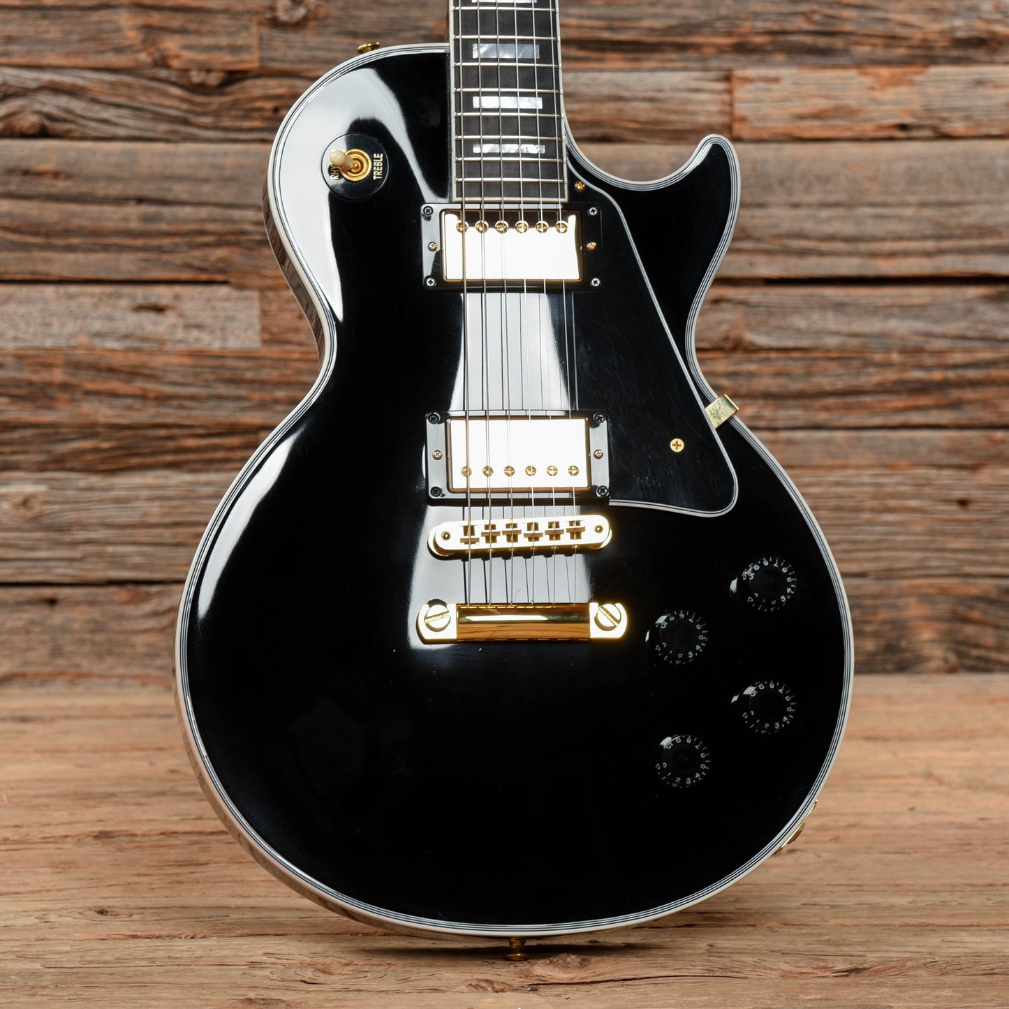 Gibson Custom Les Paul Custom Ebony 2020 Electric Guitars / Solid Body