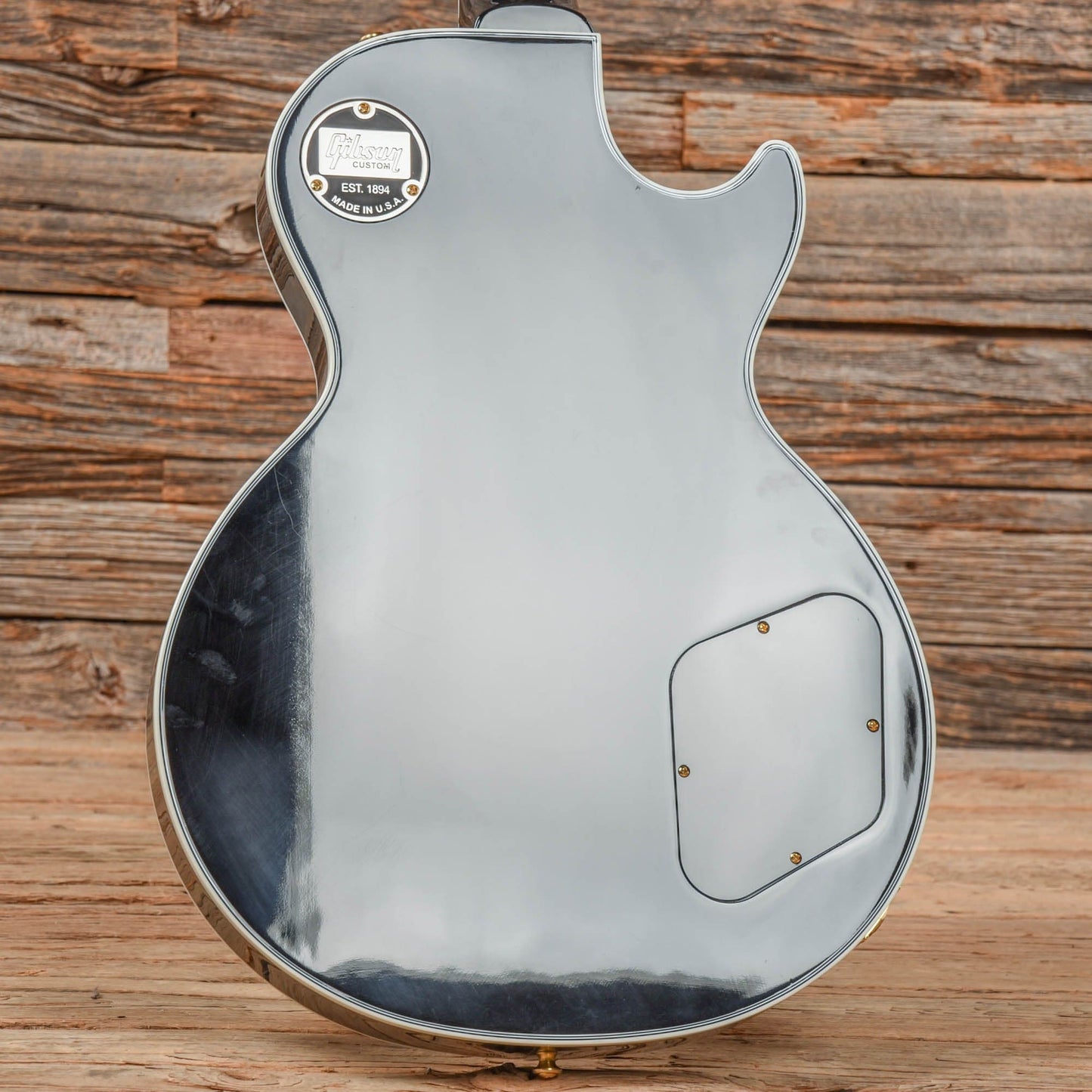 Gibson Custom Les Paul Custom Ebony 2021 LEFTY Electric Guitars / Solid Body