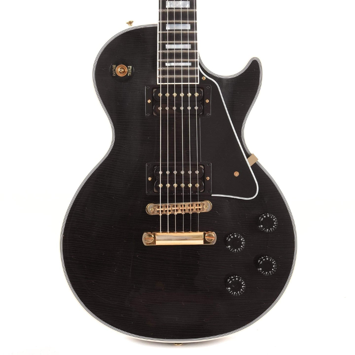 Gibson Custom Les Paul Custom Ebony Light Aged – Chicago Music Exchange