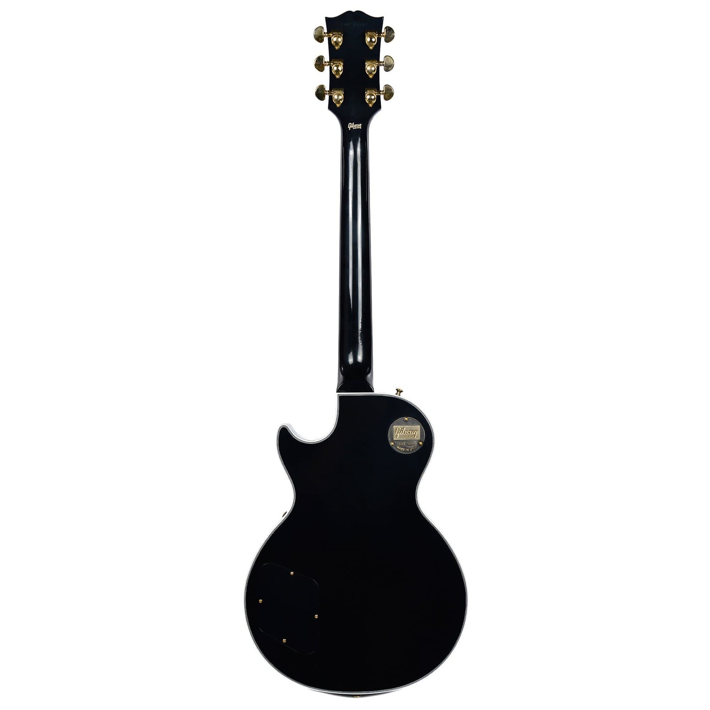 Gibson Custom Les Paul Custom Ebony VOS w/Ebony Fingerboard Electric Guitars / Solid Body