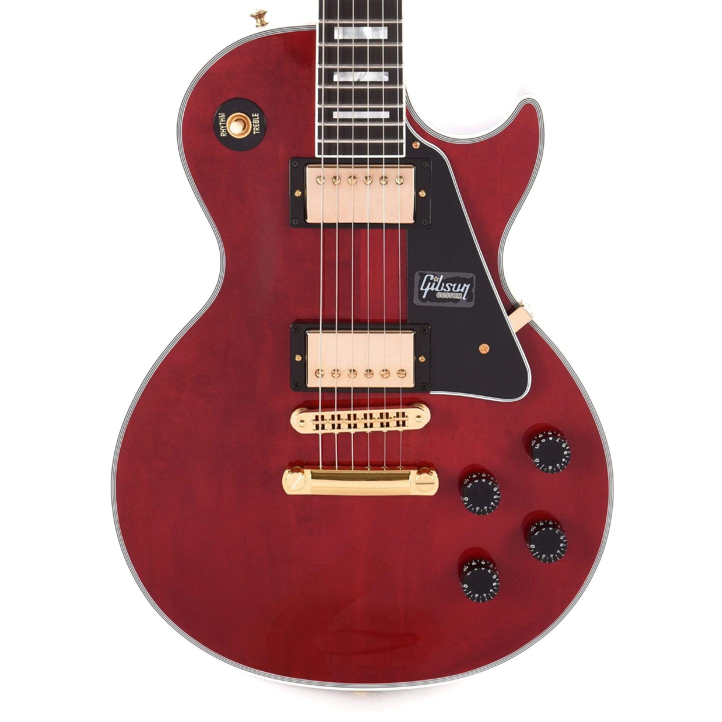 Gibson Custom Les Paul Custom Wine Red Gloss Electric Guitars / Solid Body