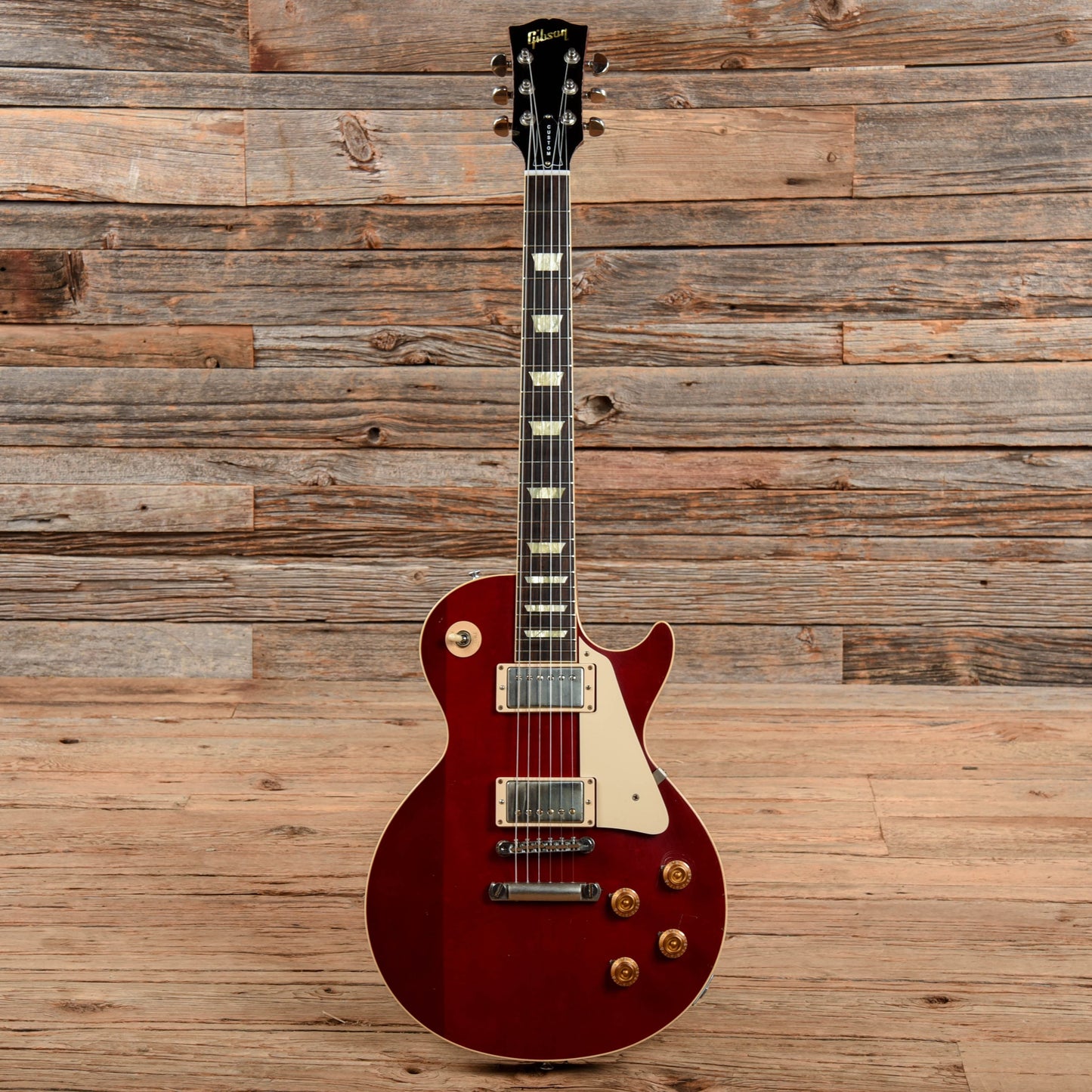 Gibson Custom Les Paul Eric Clapton George Harrison "Lucy" '57 Reissue (100 Made) Cherry 2013 Electric Guitars / Solid Body