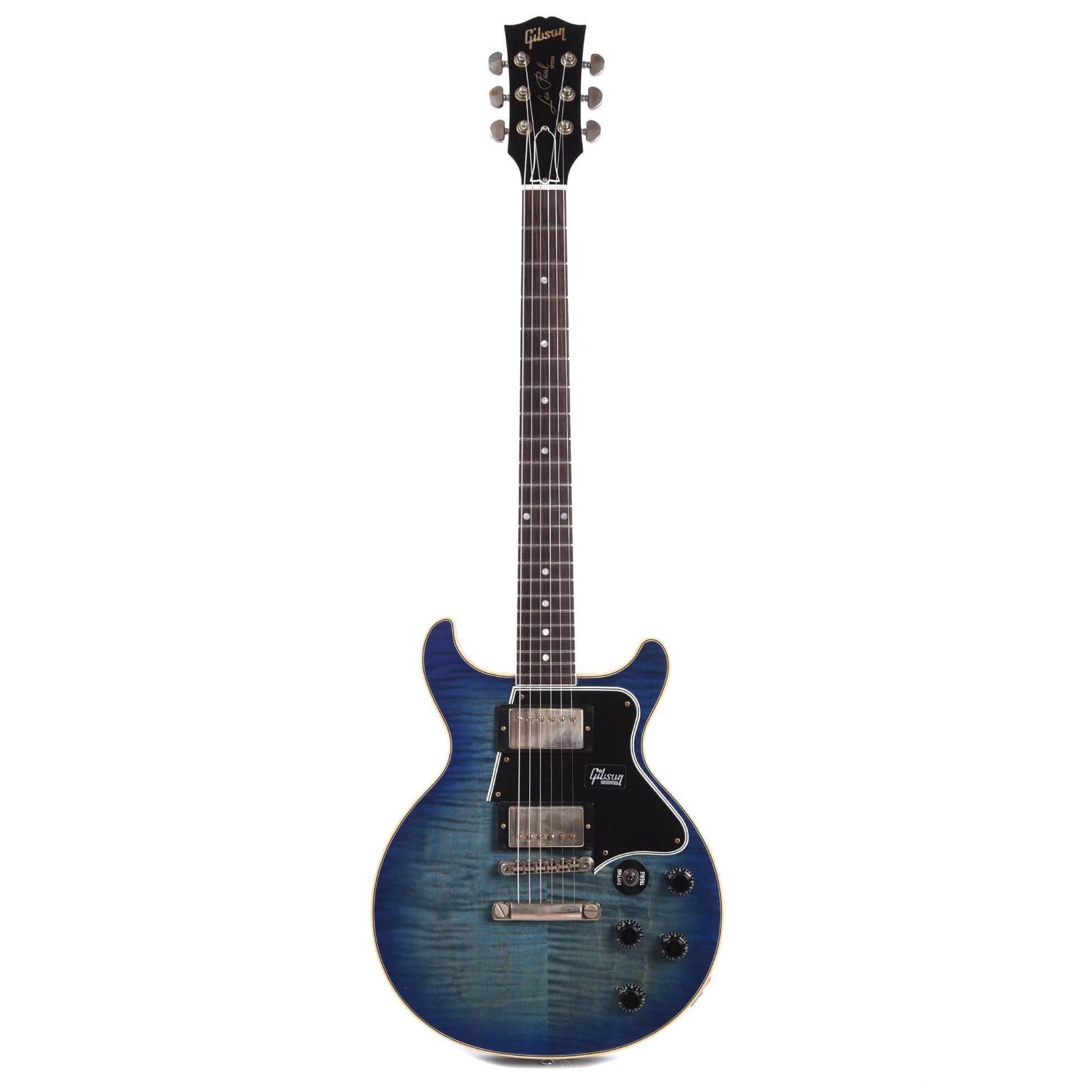 Gibson Custom Les Paul Special DC Figured Blue Burst VOS Electric Guitars / Solid Body