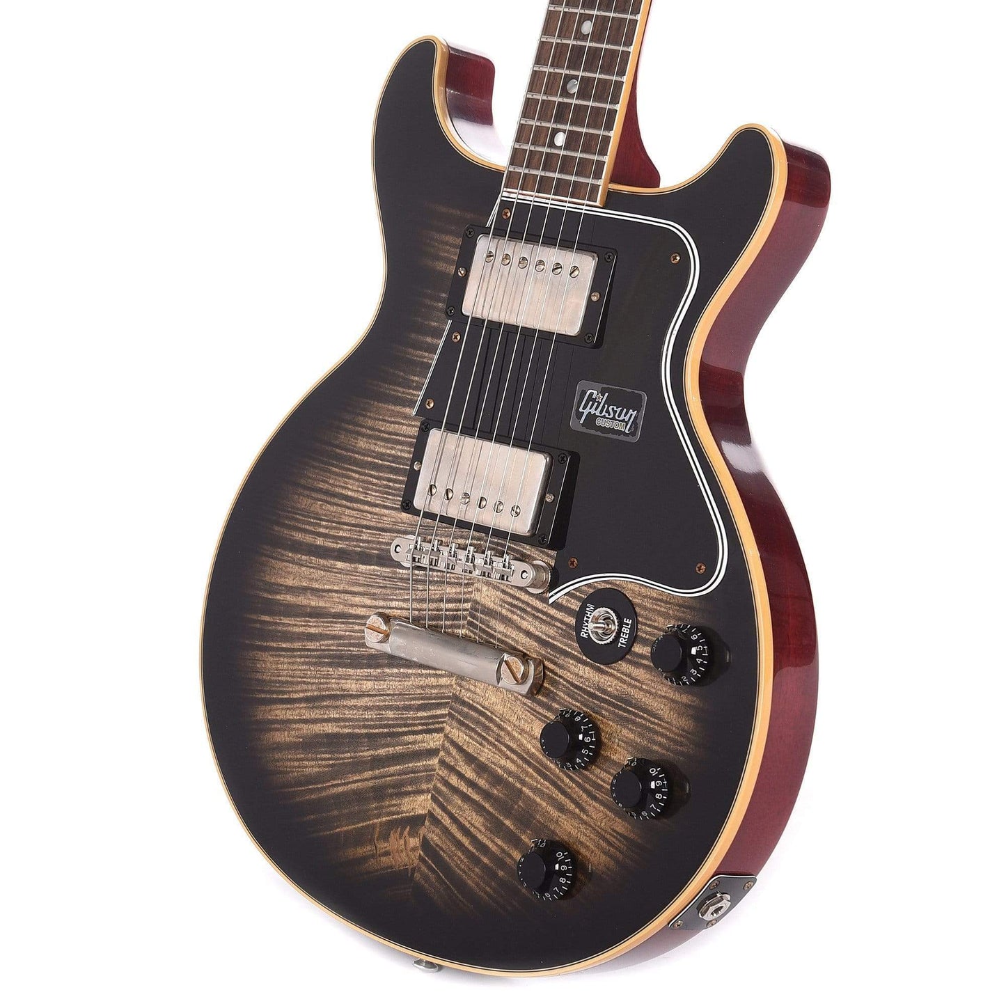 Gibson Custom Les Paul Special DC Figured Cobra Burst w/Humbuckers VOS Electric Guitars / Solid Body