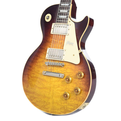 Gibson Custom Les Paul Standard Heartwood Maple Top Slow Iced Tea Fade VOS w/Carmelita Neck Electric Guitars / Solid Body