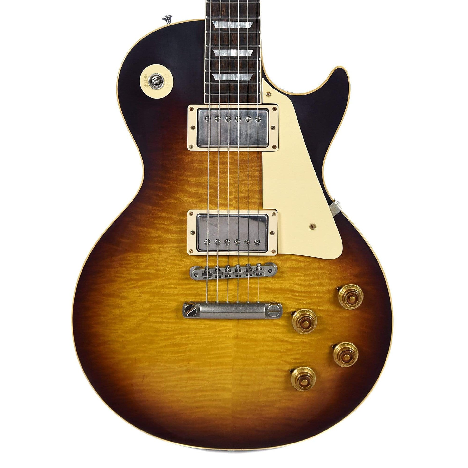 Gibson Custom Les Paul Standard Plain Top Kindred Burst Fade Electric Guitars / Solid Body