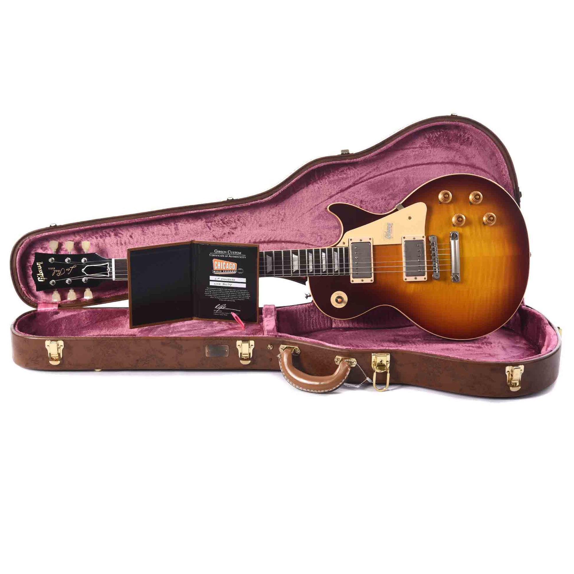 Gibson Custom Les Paul Standard Plain Top Southern Fade VOS w/Carmelita Neck Electric Guitars / Solid Body