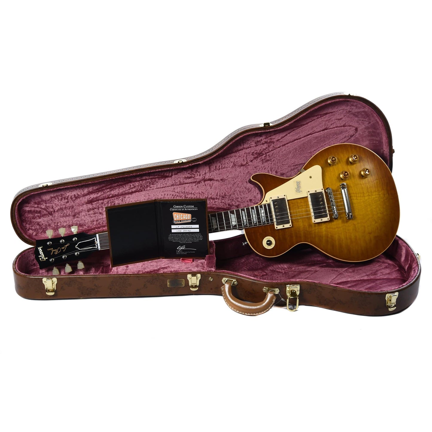 Gibson Custom Les Paul Standard Plain Top Southern Fade w/Carmelita Neck Electric Guitars / Solid Body