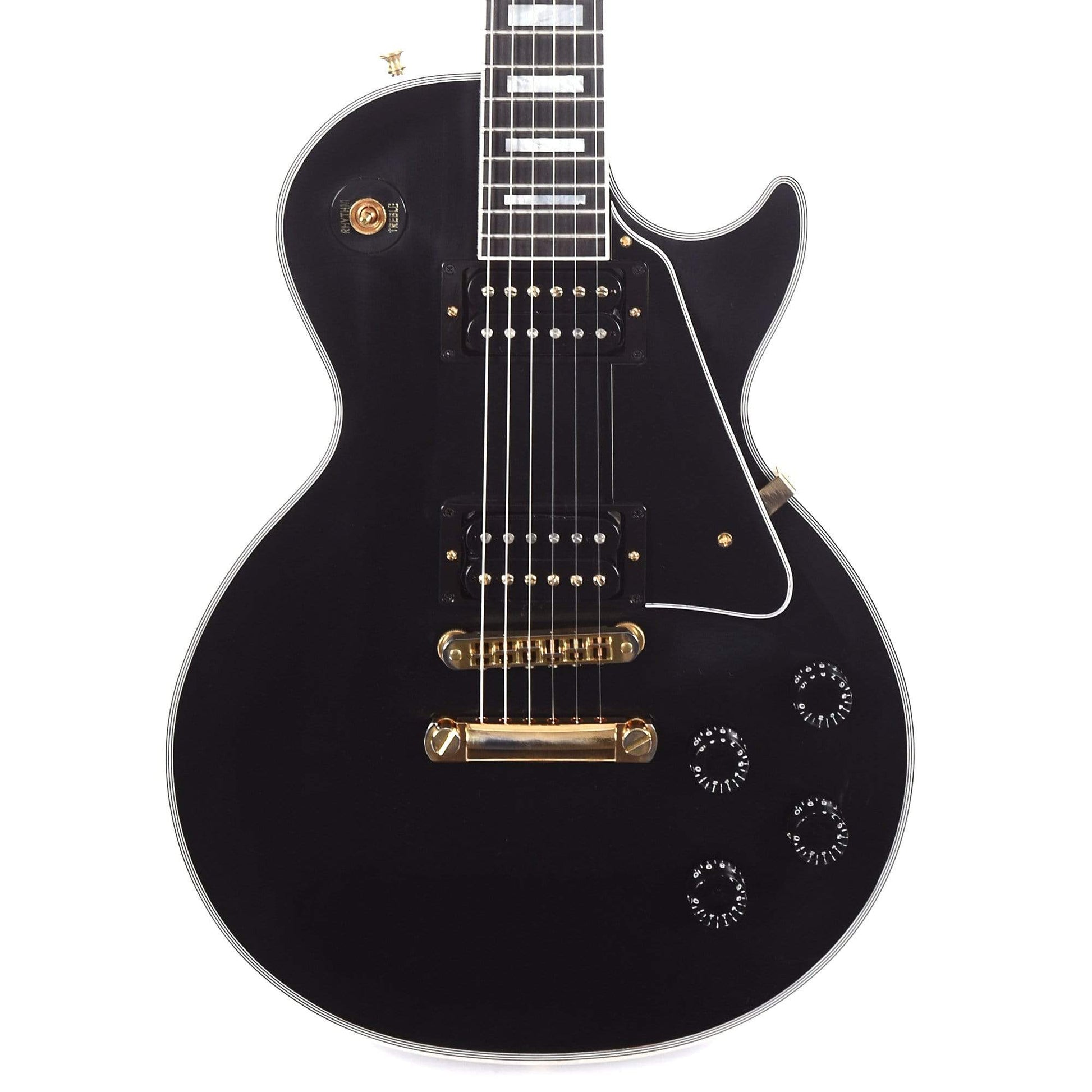 Gibson Custom Limited Edition Les Paul Custom Ebony VOS 2019 w/Ebony Fingerboard Electric Guitars / Solid Body