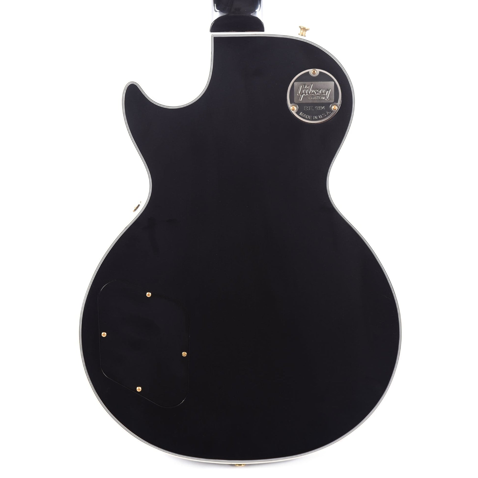 Gibson Custom Limited Edition Les Paul Custom Ebony VOS 2019 w/Ebony Fingerboard Electric Guitars / Solid Body