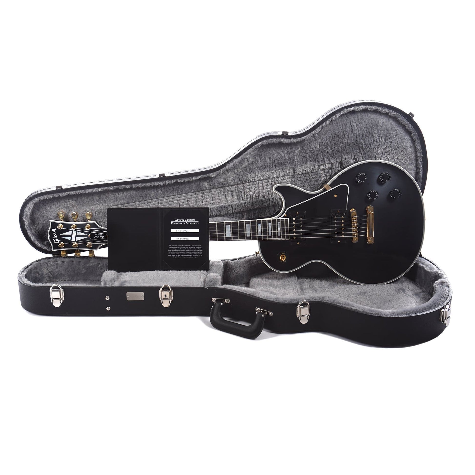 Gibson Custom Limited Edition Les Paul Custom Ebony VOS 2019 w/Ebony Fingerboard Electric Guitars / Solid Body