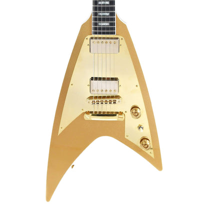 Gibson Custom Modern Flying V Gold Prism Electric Guitars / Solid Body