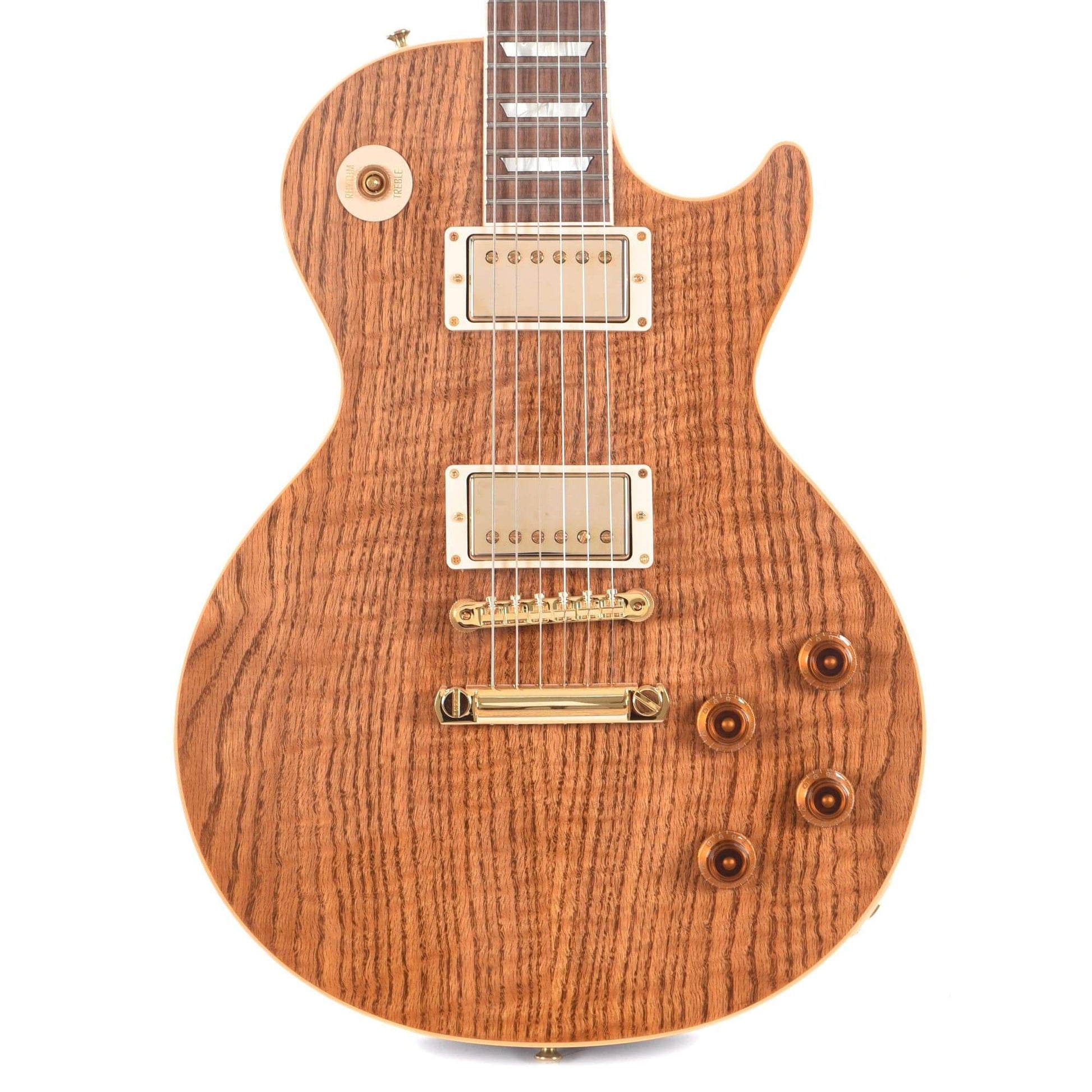 Gibson Custom Modern Les Paul Figured Oak Top w/Walnut Board Antique Natural Gloss Electric Guitars / Solid Body