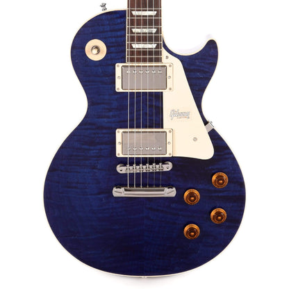 Gibson Custom Modern Les Paul Standard Trans Blue Electric Guitars / Solid Body