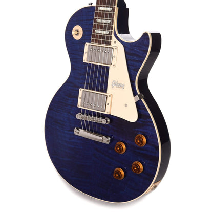 Gibson Custom Modern Les Paul Standard Trans Blue Electric Guitars / Solid Body