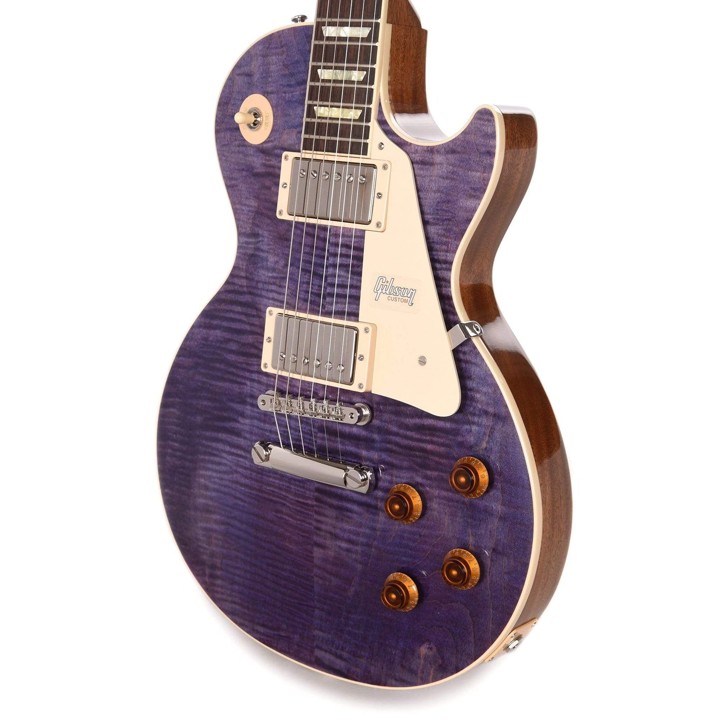 Gibson Custom Modern Les Paul Standard Trans Purple Electric Guitars / Solid Body