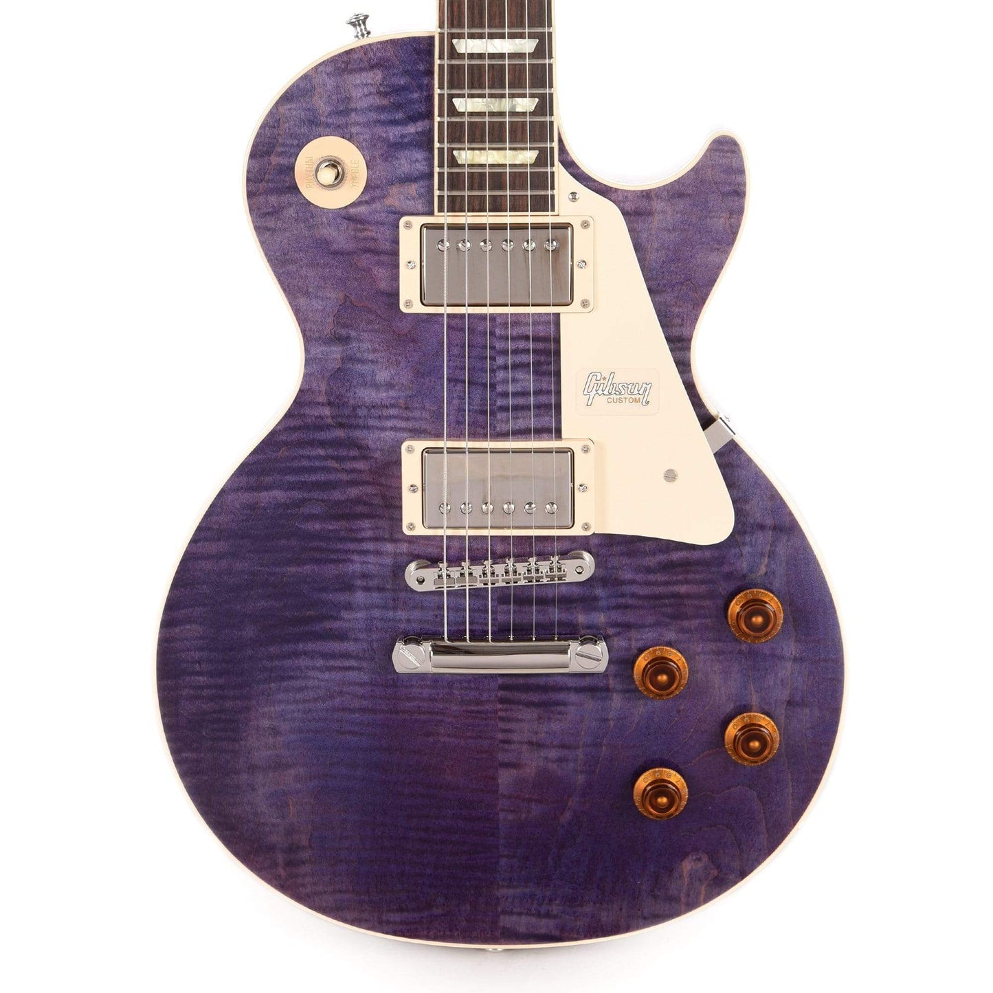 Gibson Custom Modern Les Paul Standard Trans Purple Electric Guitars / Solid Body