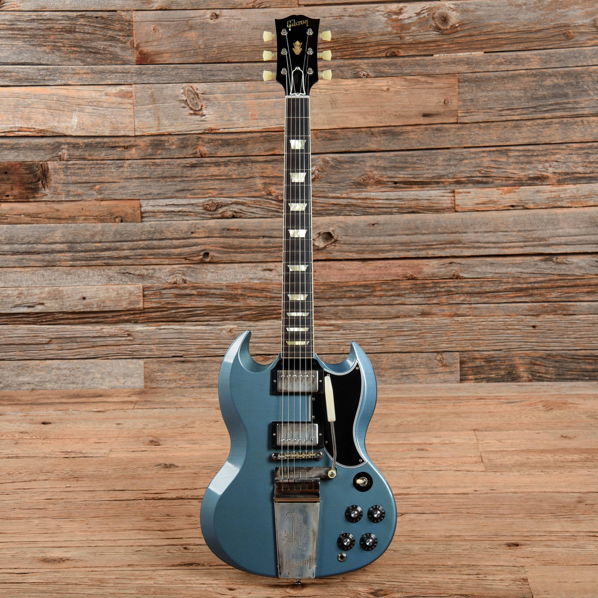 Gibson Custom Murphy Lab 1964 SG Standard Ultra Light Aged Pelham Blue 2020 Electric Guitars / Solid Body