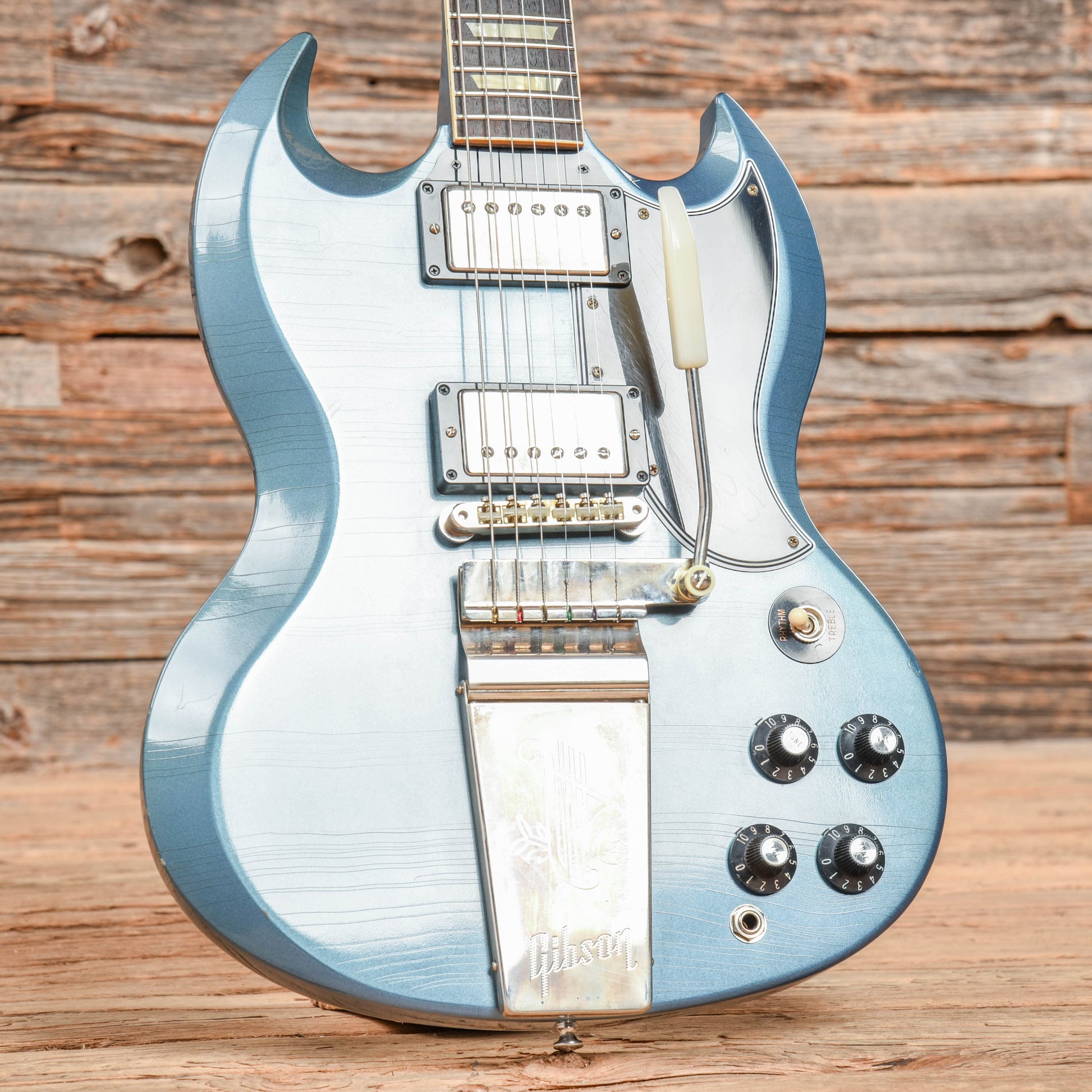 Gibson Custom Murphy Lab 1964 SG Standard Ultra Light Aged Pelham Blue 2020 Electric Guitars / Solid Body