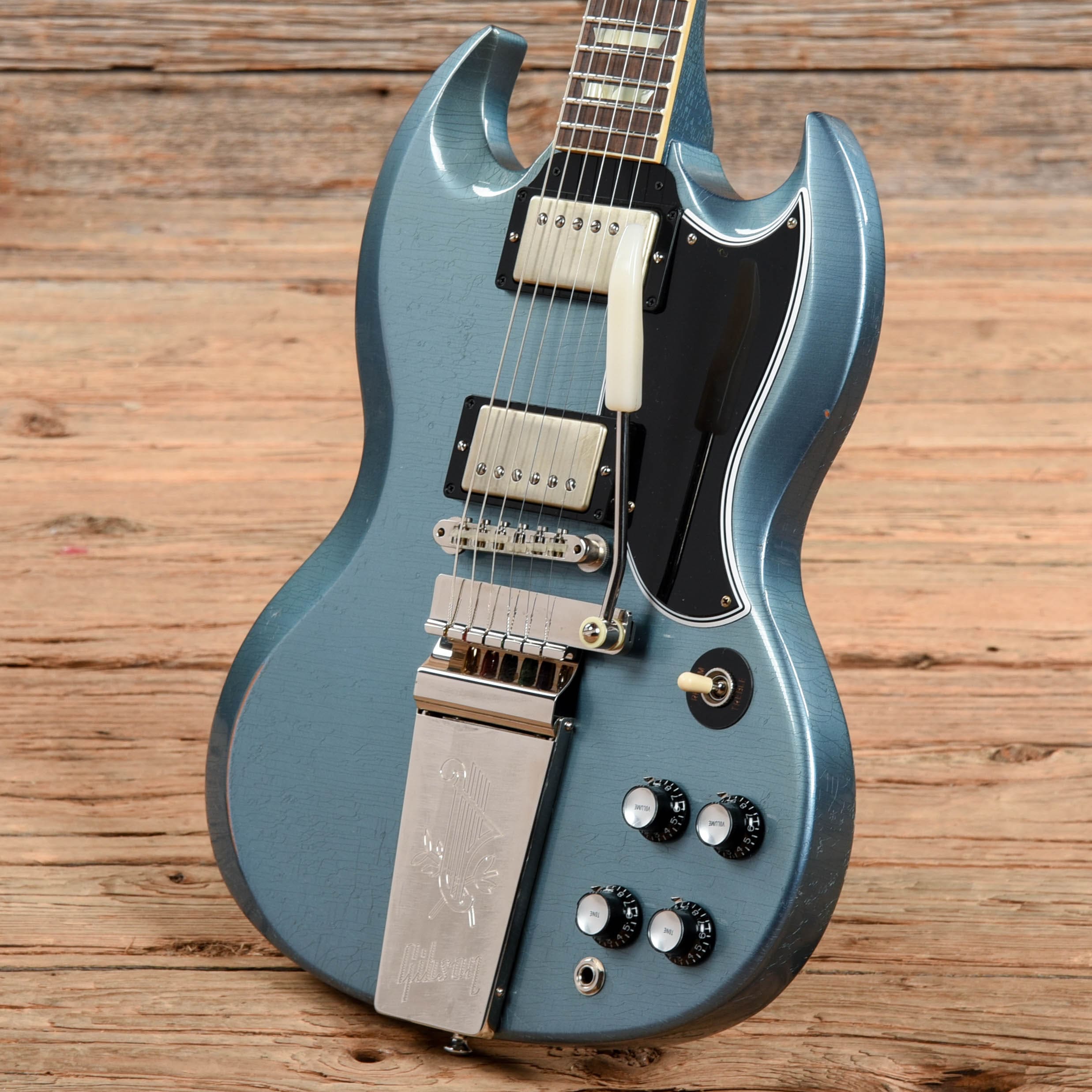 Gibson Custom Murphy Lab '64 SG Standard Light Aged Pelham Blue 2020 Electric Guitars / Solid Body