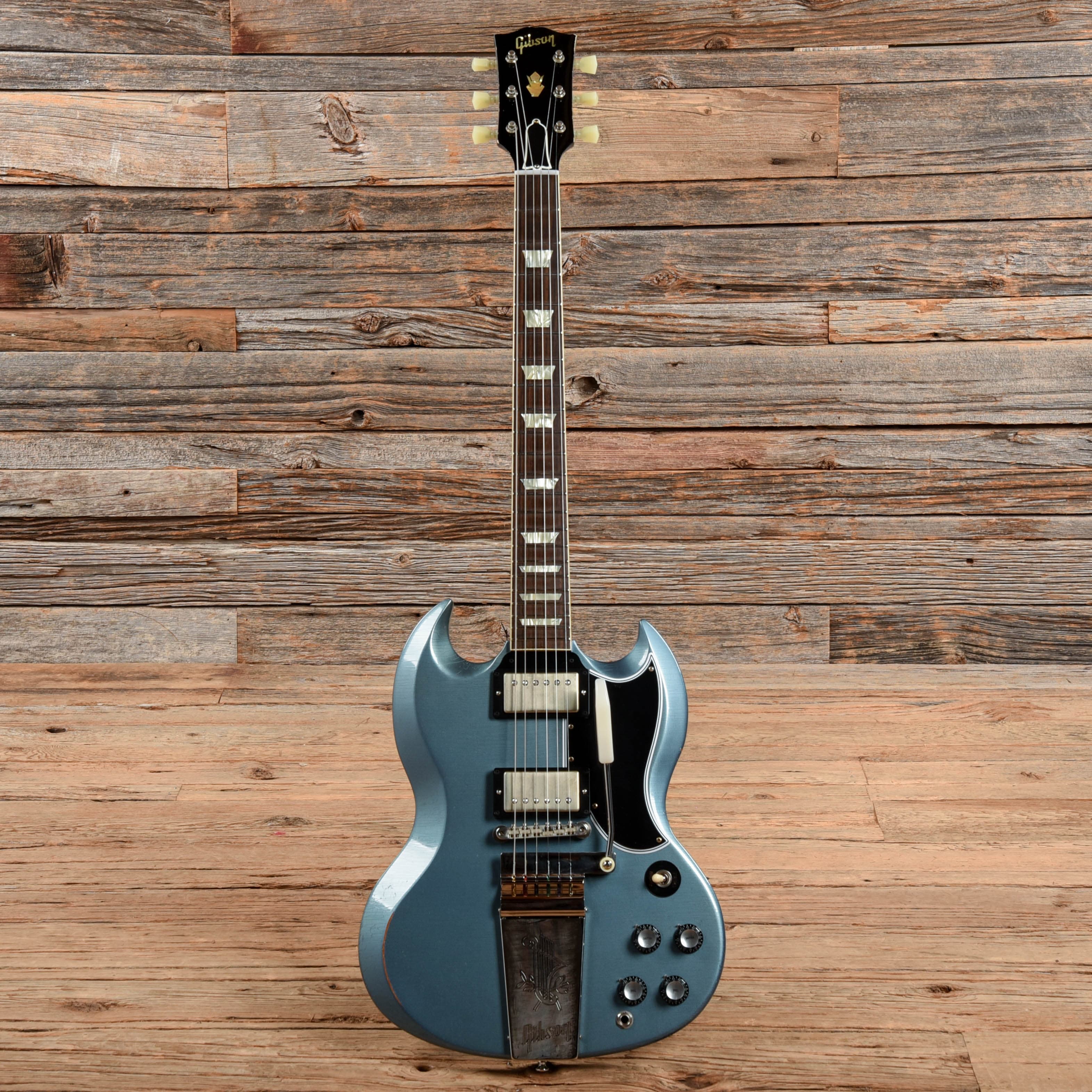 Gibson Custom Murphy Lab '64 SG Standard Light Aged Pelham Blue 2020 Electric Guitars / Solid Body