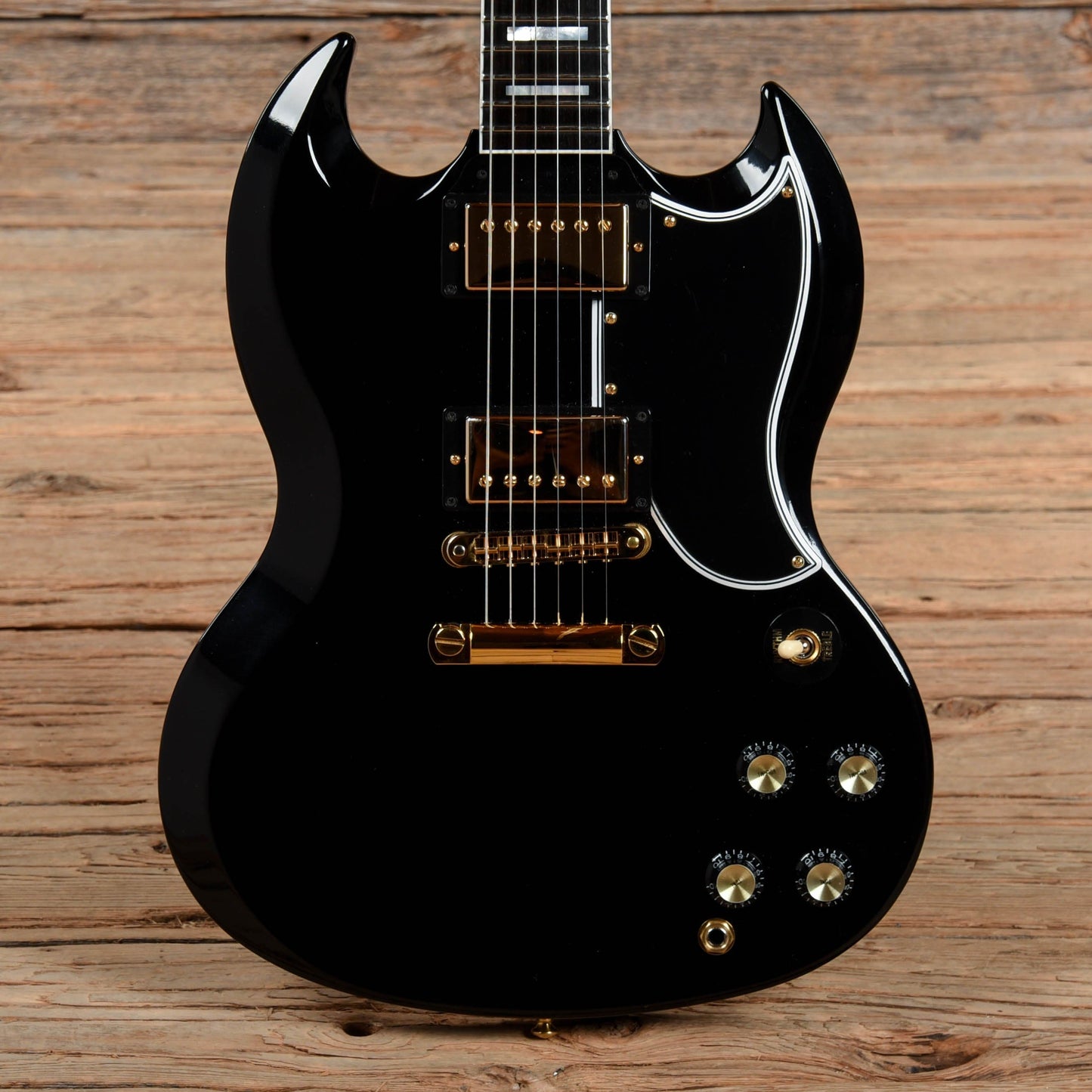 Gibson Custom SG Custom Ebony 2021 Electric Guitars / Solid Body