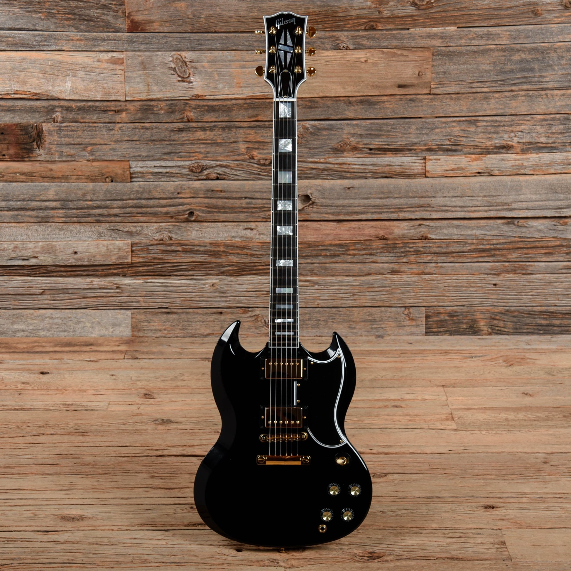 Gibson Custom SG Custom Ebony 2021 Electric Guitars / Solid Body