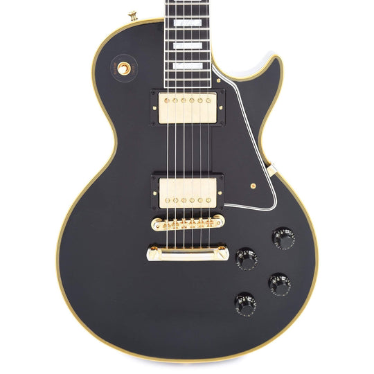 Gibson Custom Shop 1957 Les Paul Custom Reissue 2-Pickup Ebony VOS Electric Guitars / Solid Body