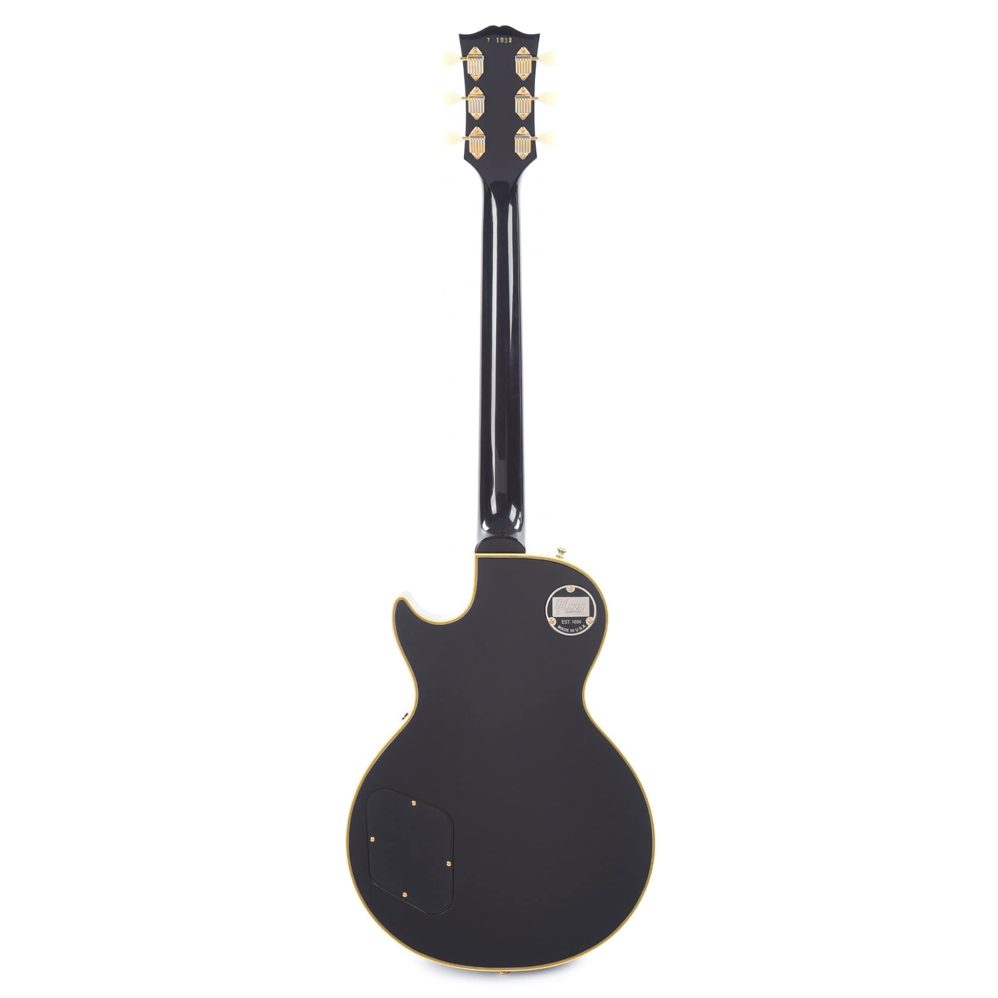 Gibson Custom Shop 1957 Les Paul Custom Reissue 2-Pickup Ebony VOS Electric Guitars / Solid Body