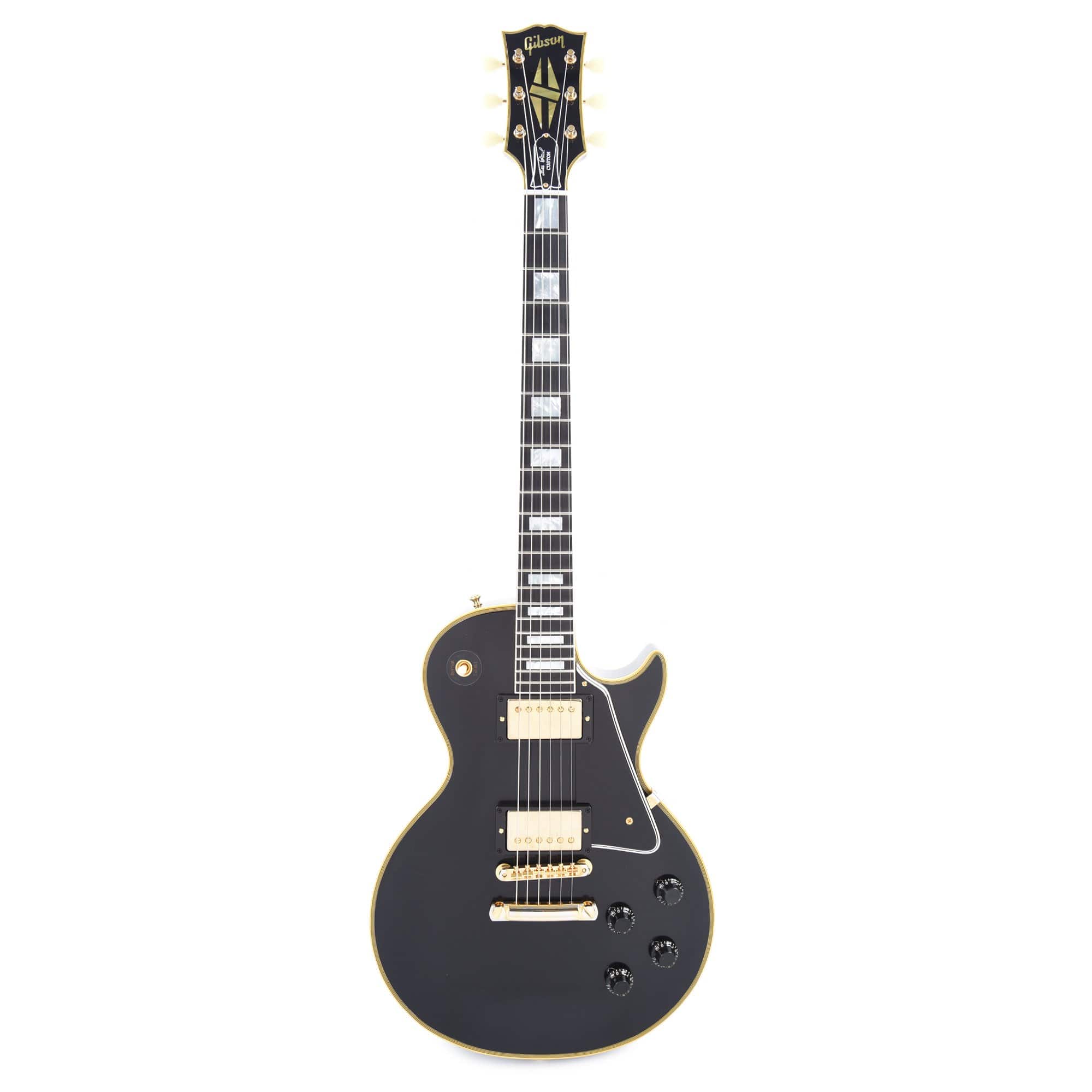 Gibson Custom Shop 1957 Les Paul Custom Reissue 2-Pickup Ebony VOS Electric Guitars / Solid Body