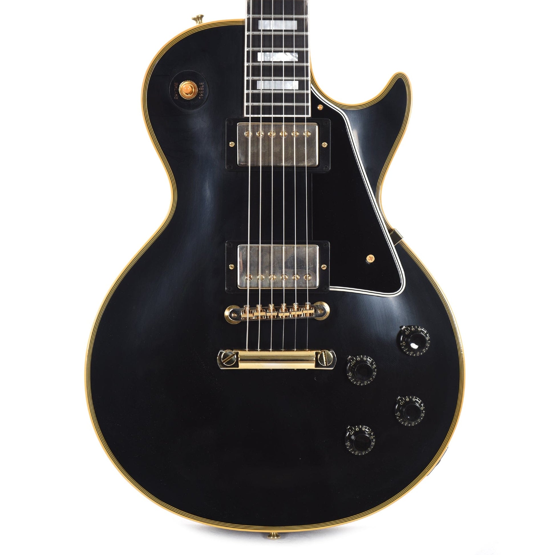 Gibson Custom Shop 1957 Les Paul Custom Reissue 2-Pickup Ebony VOS Electric Guitars / Solid Body