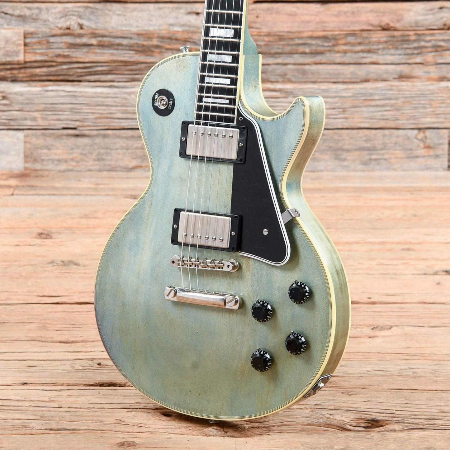 Gibson Custom Shop 1957 Les Paul Custom TV Pelham Blue 2011 Electric Guitars / Solid Body