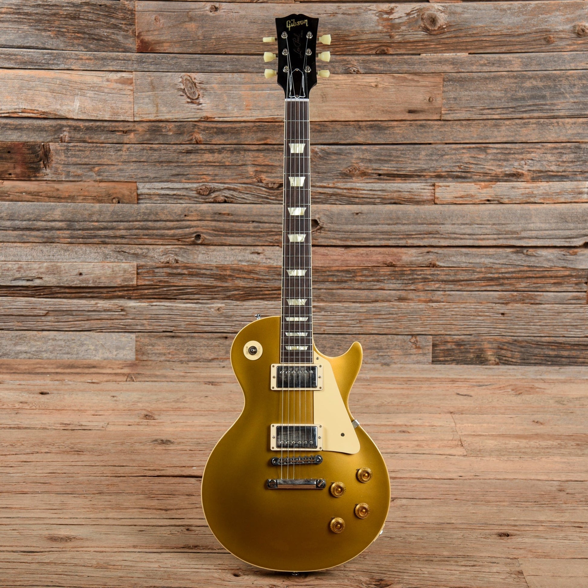 Gibson Custom Shop 1957 Les Paul Goldtop Reissue Double Gold Darkback VOS (Serial #711309) Electric Guitars / Solid Body