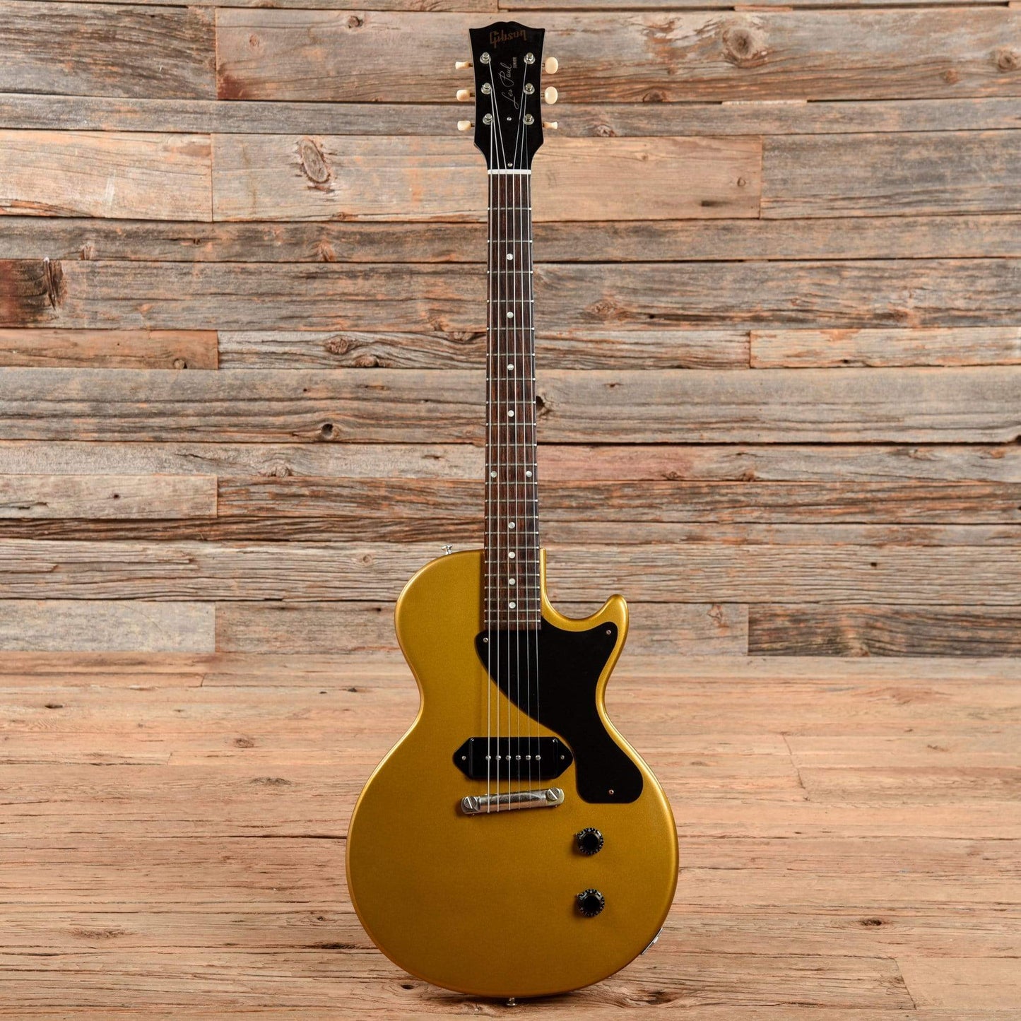 Gibson Custom Shop 1957 Les Paul Junior Reissue All Gold Electric Guitars / Solid Body