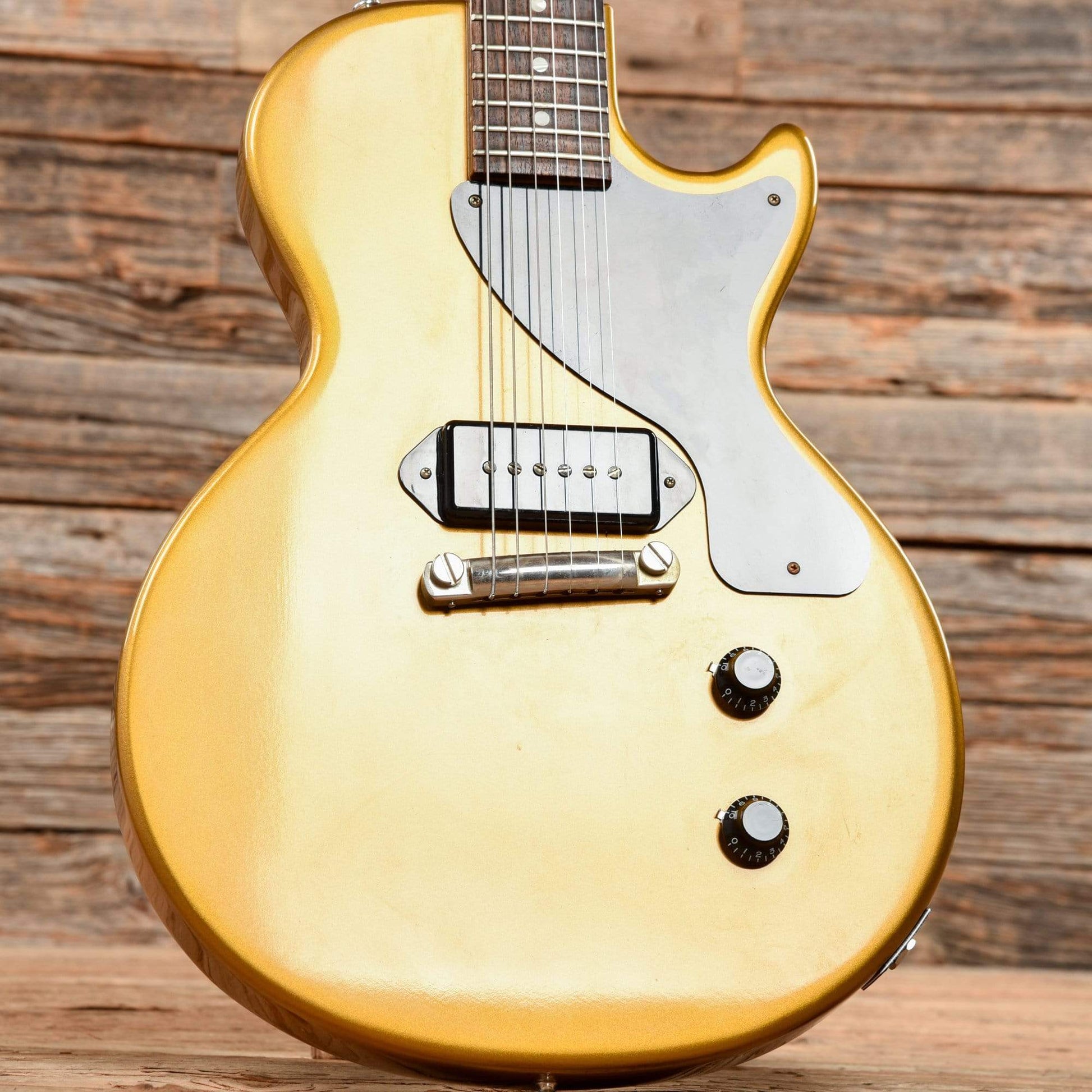 Gibson Custom Shop 1957 Les Paul Junior Reissue All Gold Electric Guitars / Solid Body