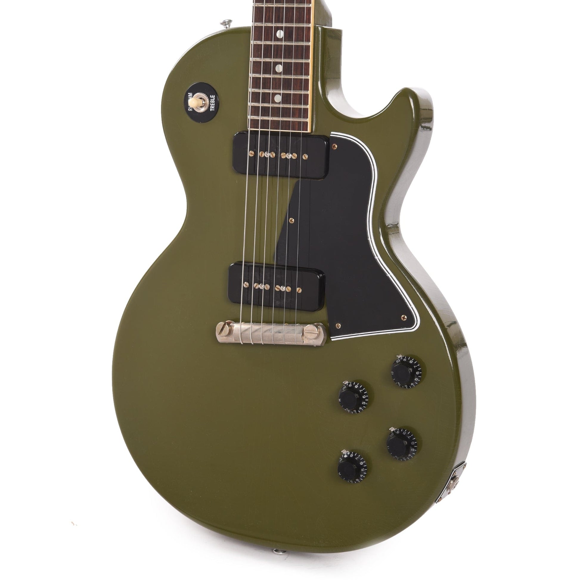 Gibson Custom Shop 1957 Les Paul Special Single Cut Reissue Antique Olive Drab Murphy Lab Ultra Light Aged Electric Guitars / Solid Body