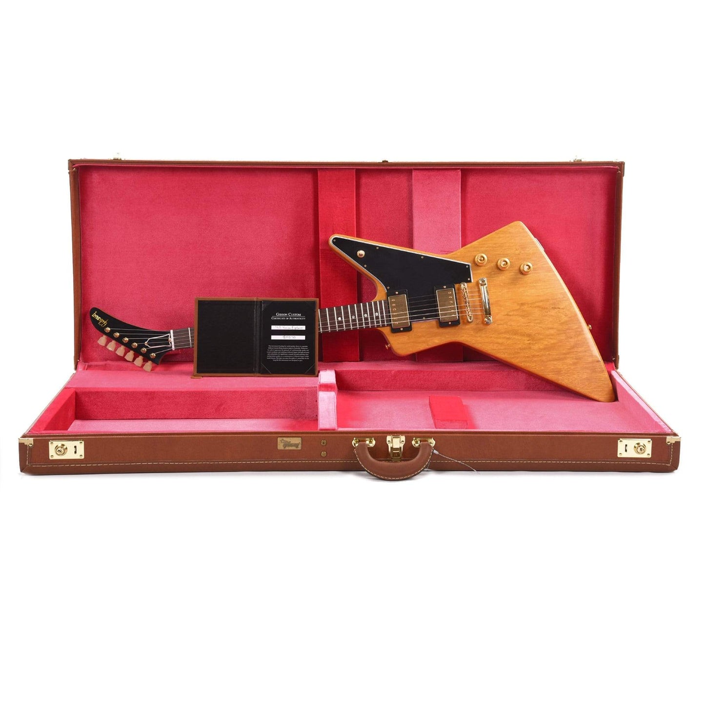 Gibson Custom Shop 1958 Korina Explorer Reissue Natural w/Black Pickguard Electric Guitars / Solid Body