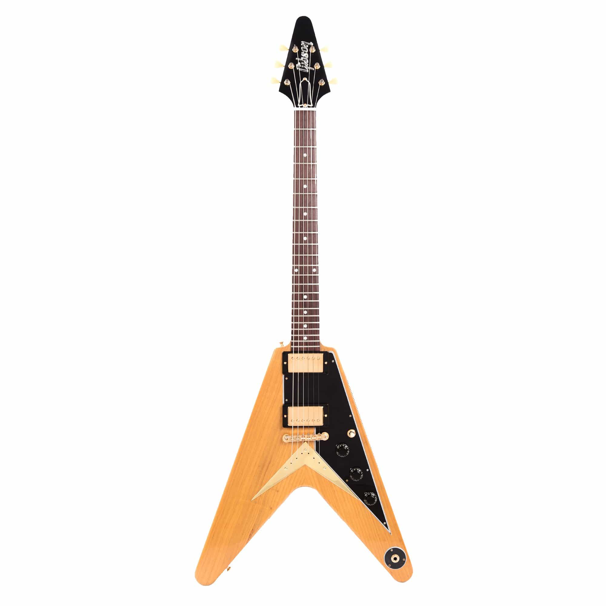 Gibson Custom Shop 1958 Korina Flying-V Reissue Natural w/Black Pickguard Electric Guitars / Solid Body