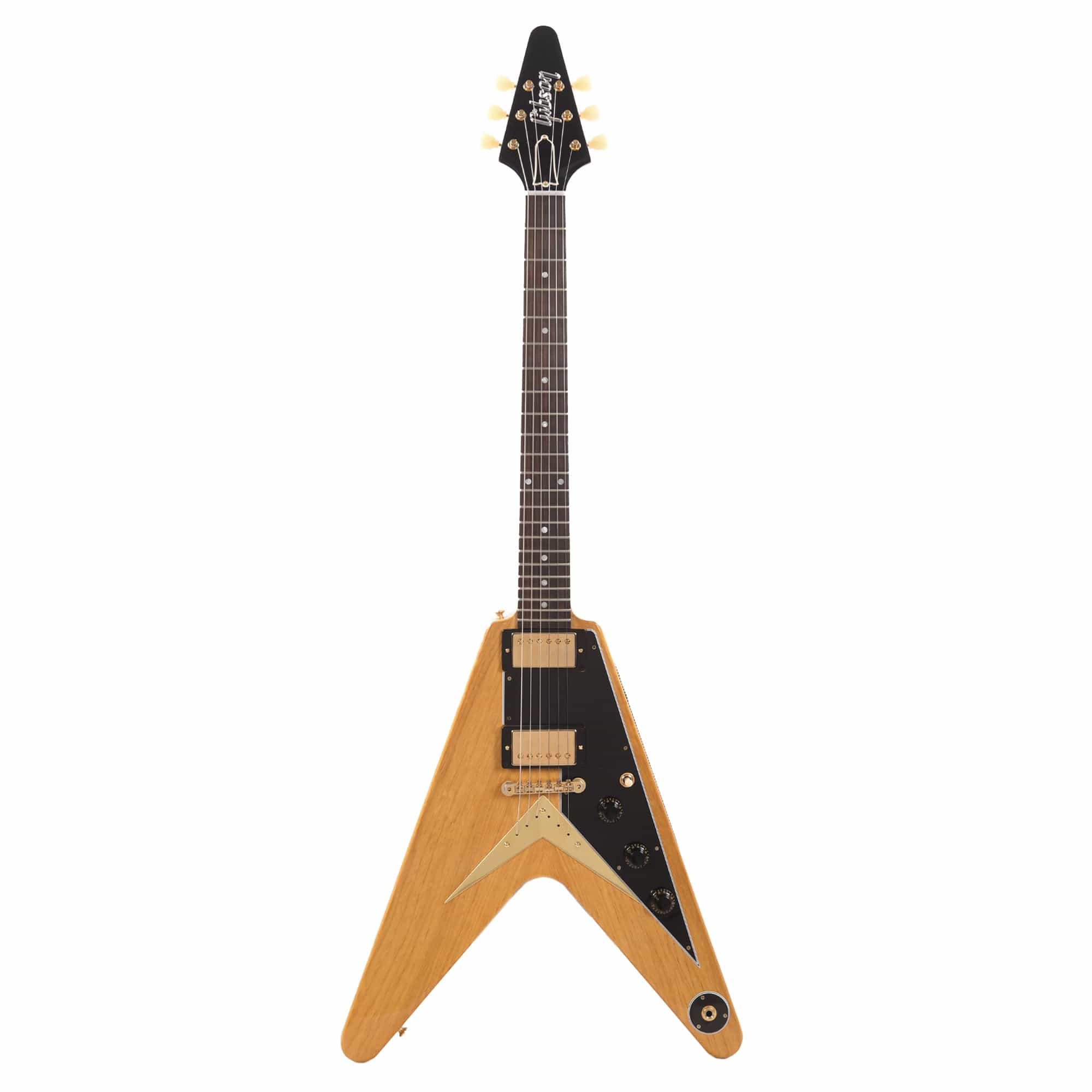 Gibson Custom Shop 1958 Korina Flying-V Reissue Natural w/Black Pickgu ...