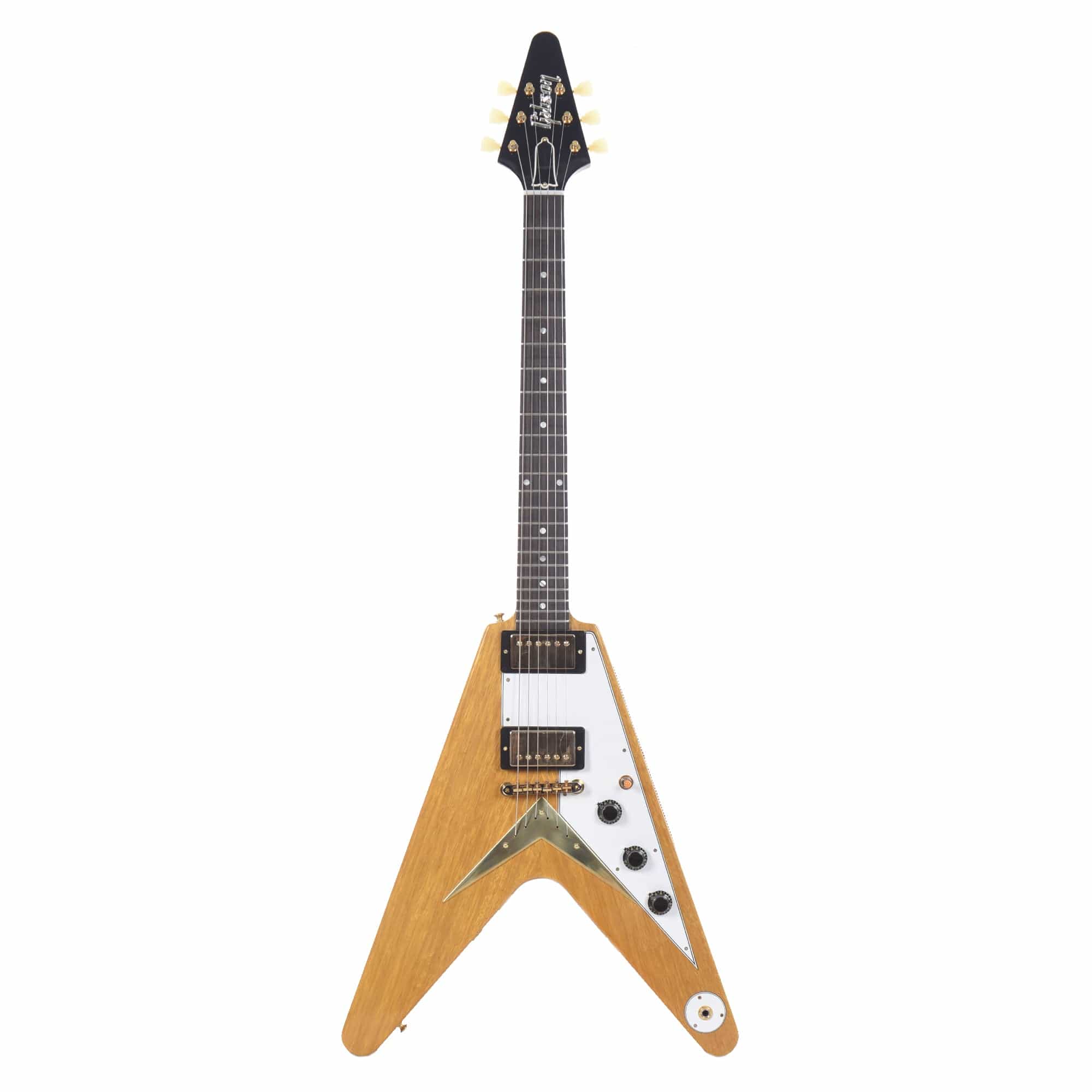 Gibson Custom Shop 1958 Korina Flying V Reissue Natural w/White Pickguard Electric Guitars / Solid Body