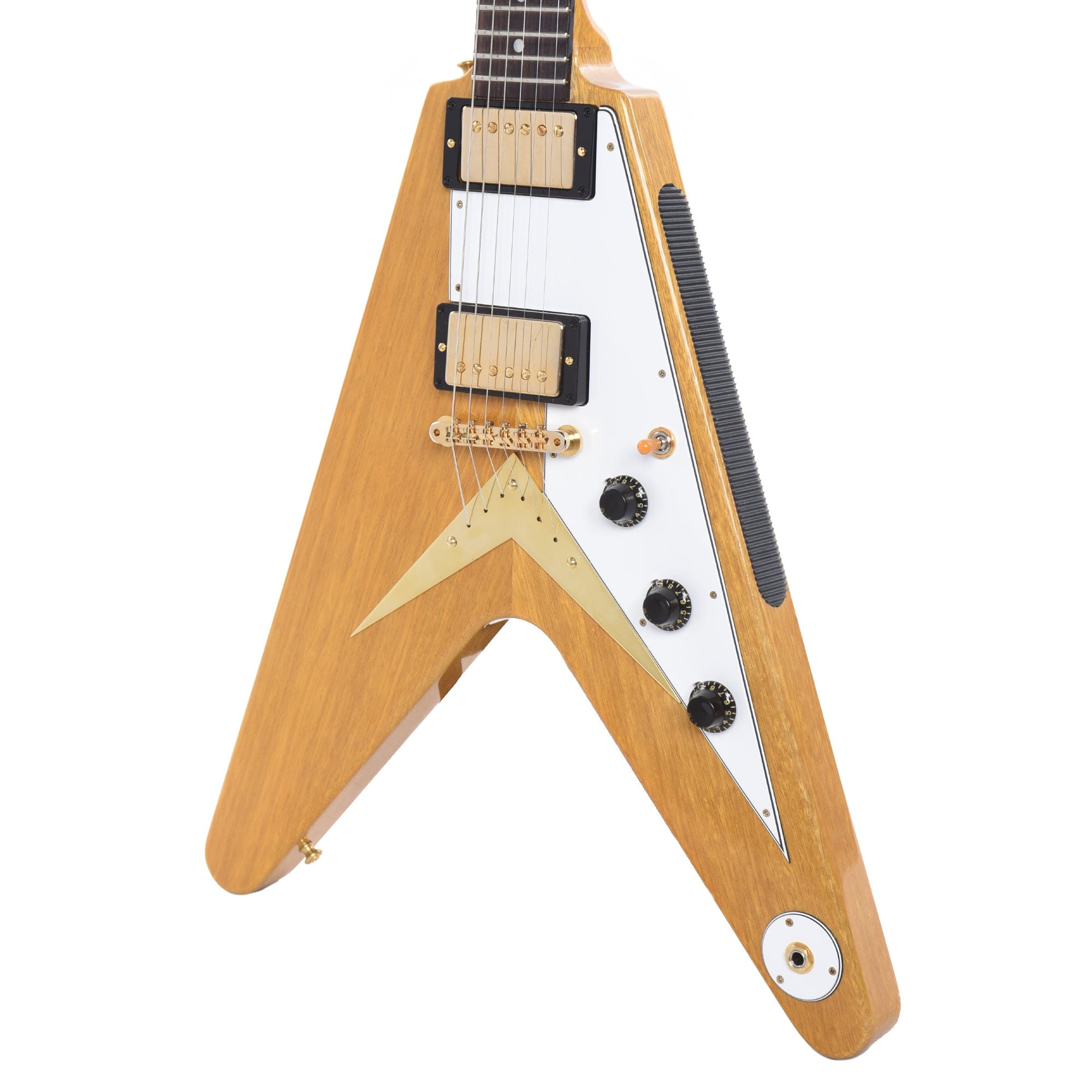 Gibson Custom Shop 1958 Korina Flying V Reissue Natural w/White Pickguard Electric Guitars / Solid Body