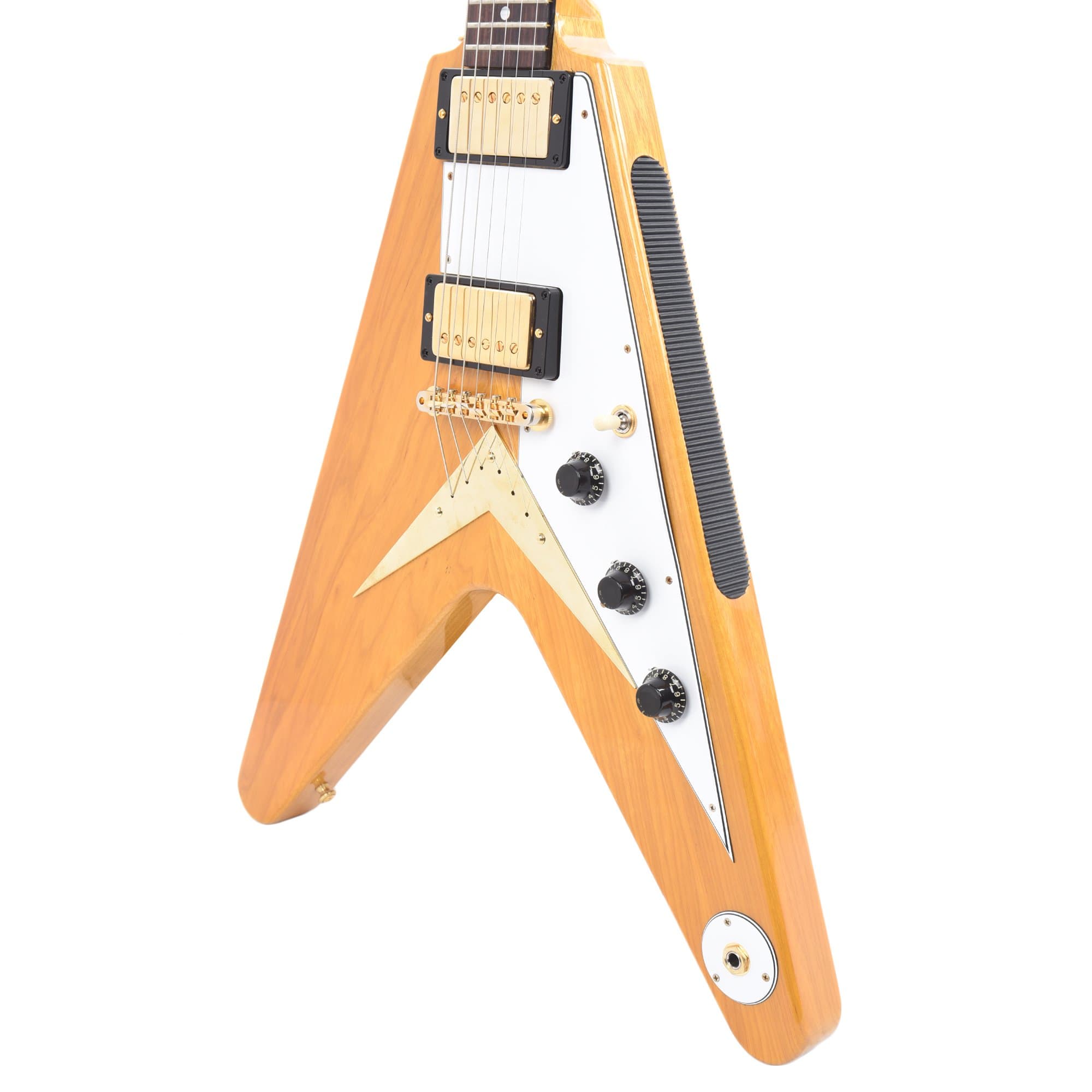 Gibson Custom Shop 1958 Korina Flying V Reissue Natural w/White Pickguard Electric Guitars / Solid Body