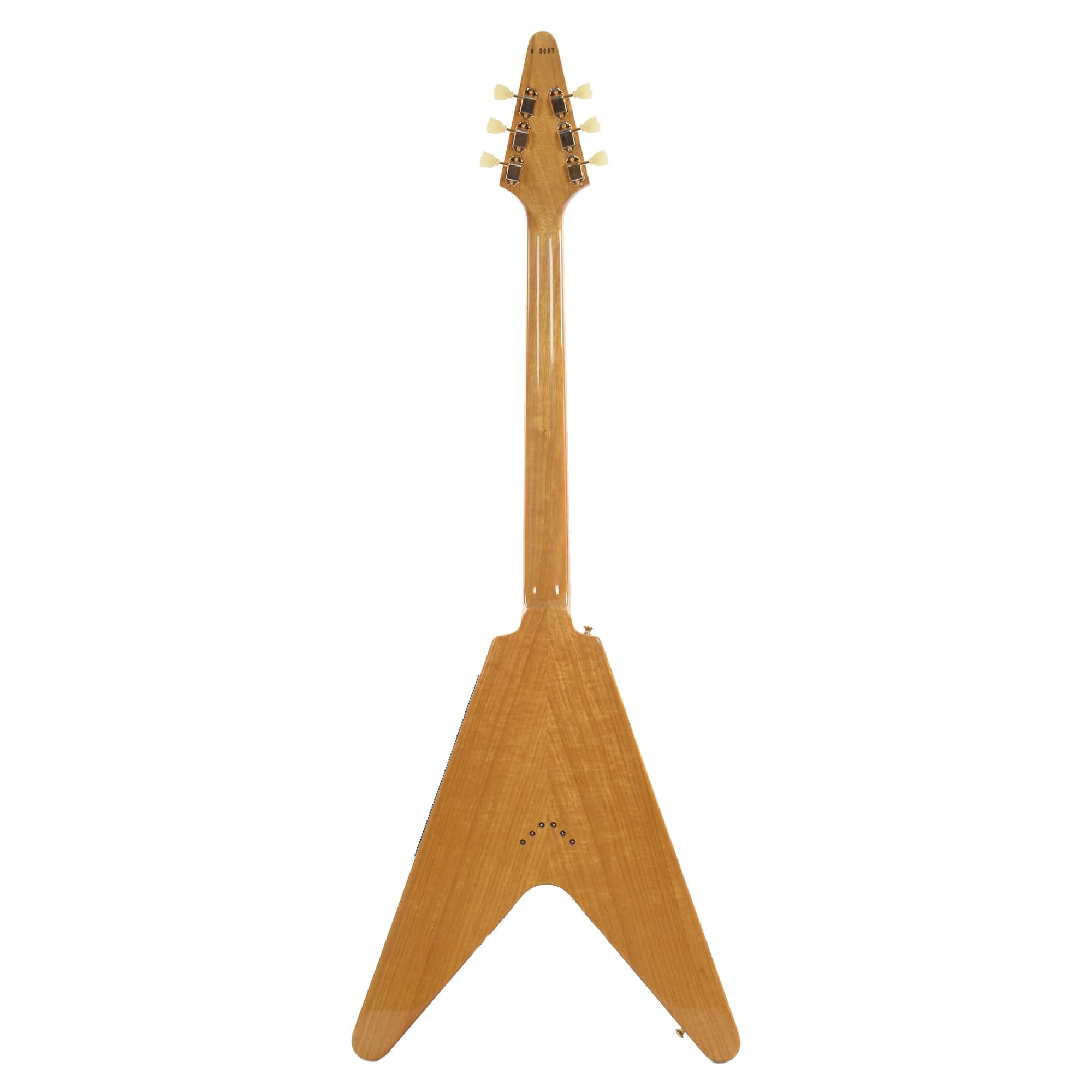 Gibson Custom Shop 1958 Korina Flying V Reissue Natural w/White Pickguard Electric Guitars / Solid Body