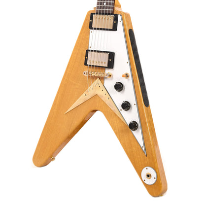 Gibson Custom Shop 1958 Korina Flying V Reissue Natural w/White Pickguard Electric Guitars / Solid Body