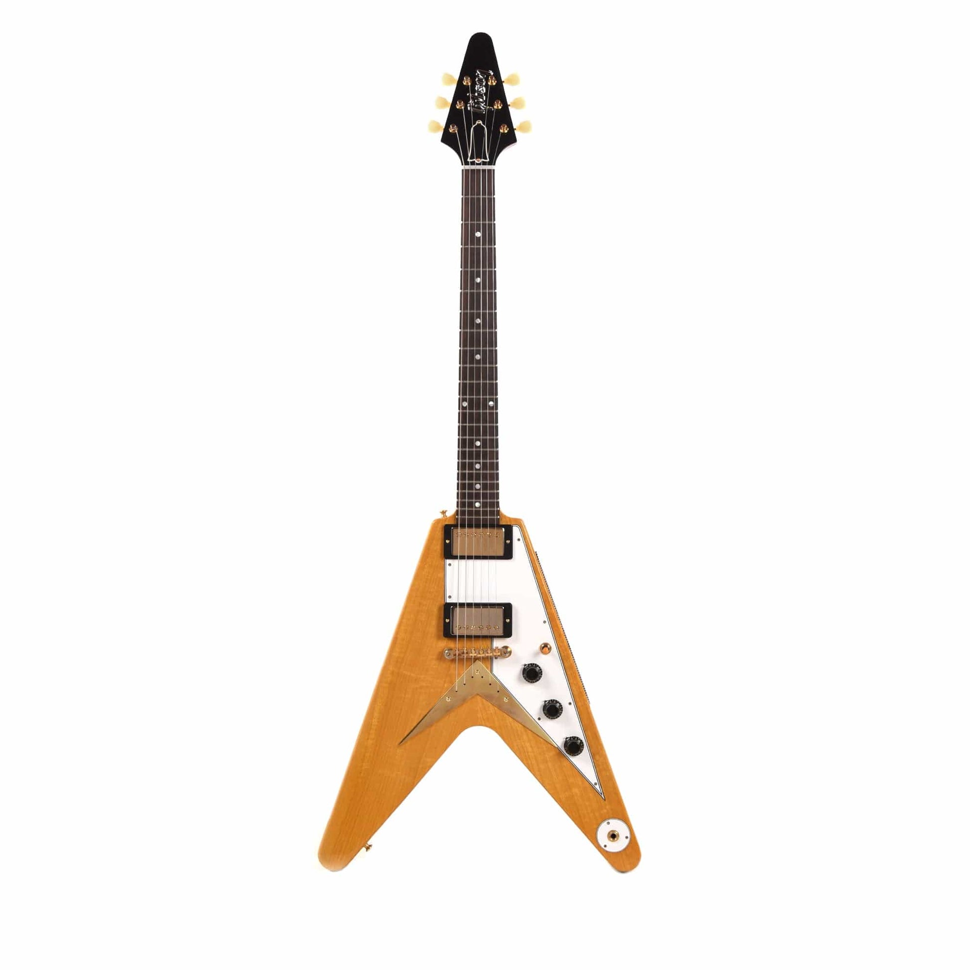 Gibson Custom Shop 1958 Korina Flying V Reissue Natural w/White Pickguard Electric Guitars / Solid Body