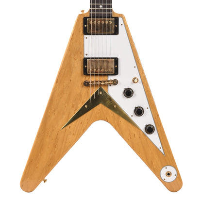 Gibson Custom Shop 1958 Korina Flying V Reissue Natural w/White Pickguard Electric Guitars / Solid Body