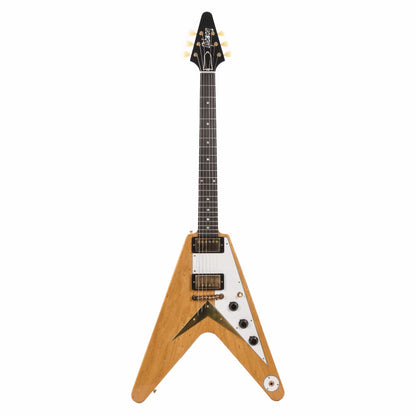 Gibson Custom Shop 1958 Korina Flying V Reissue Natural w/White Pickguard Electric Guitars / Solid Body