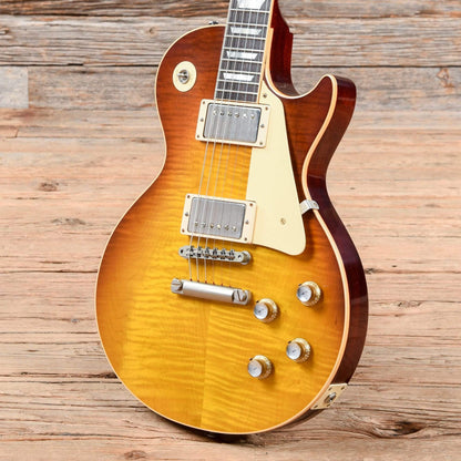 Gibson Custom Shop 1958 Les Paul Standard Plain Top w/60 V2 Neck Profile Slow Iced Tea Fade VOS 2018 Electric Guitars / Solid Body