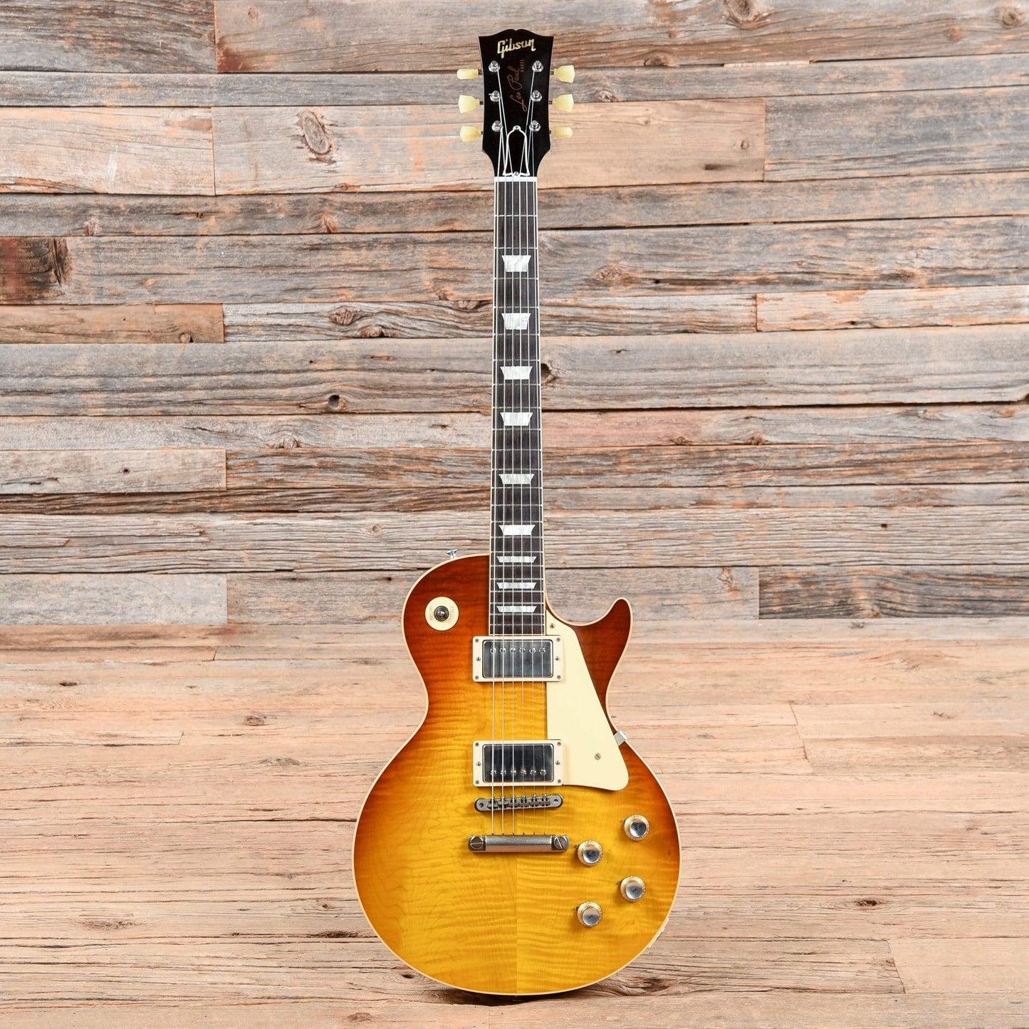 Gibson Custom Shop 1958 Les Paul Standard Plain Top w/60 V2 Neck Profile Slow Iced Tea Fade VOS 2018 Electric Guitars / Solid Body